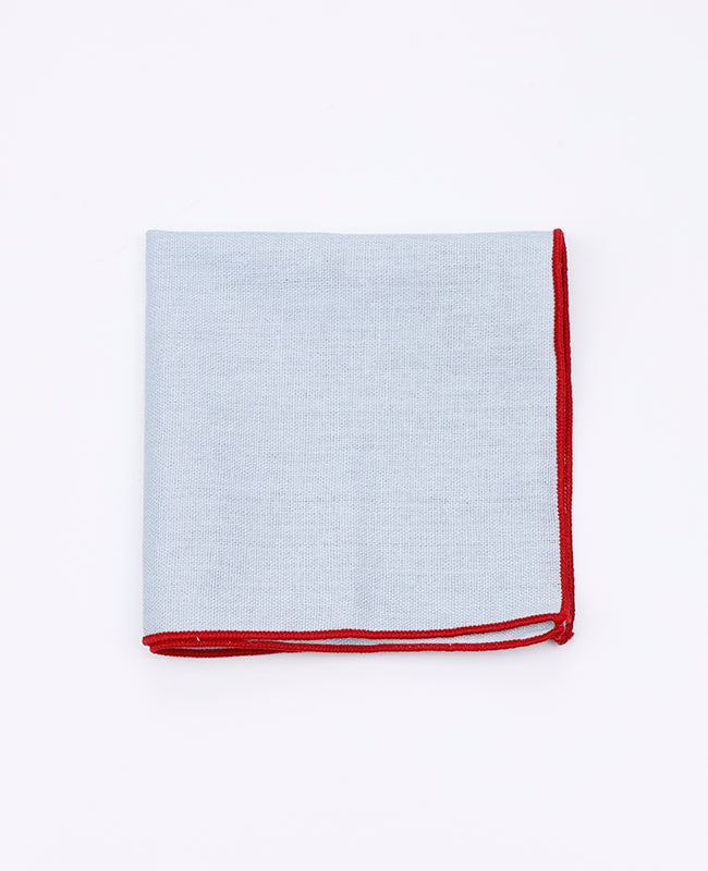 Einstecktuch Blau n°6 aus Leinen | Basile - Unipap's