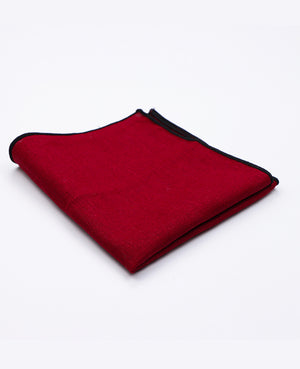 Einstecktuch Rot n°2 aus Leinen | Basile - Unipap's
