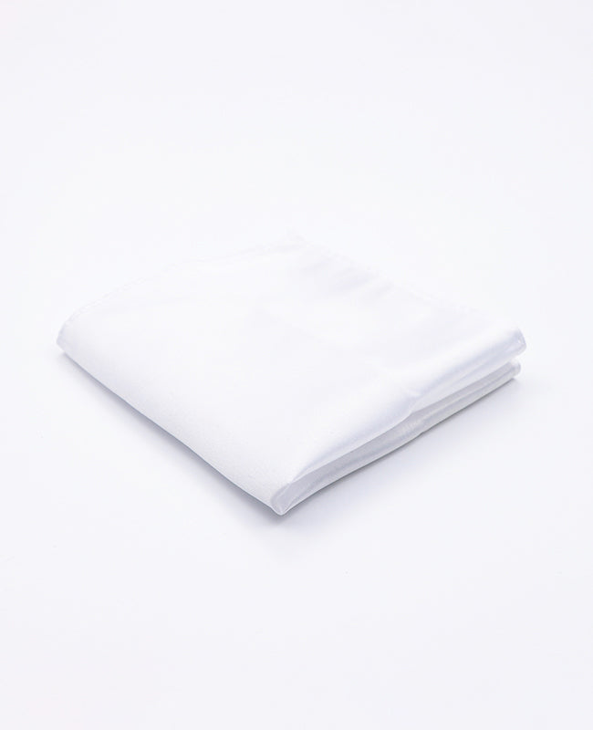 Einstecktuch Weiß Herren aus Polyester 