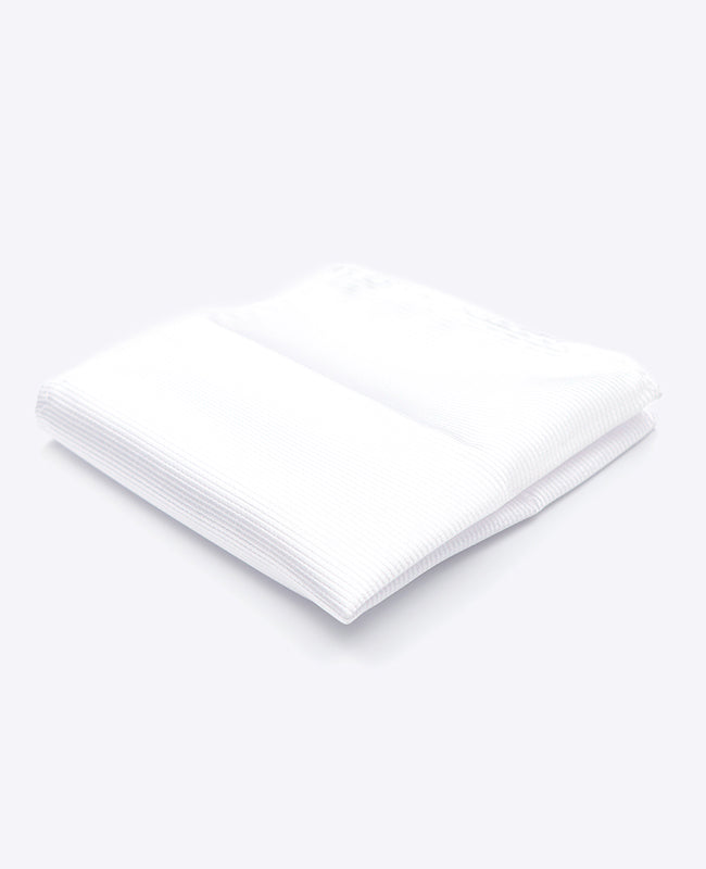 Einstecktuch Weiß aus Polyester | Lucien - Unipap's