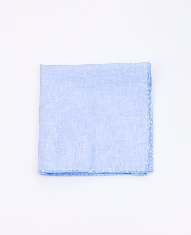 Einstecktuch Blau n°2 aus Polyester «Octave»