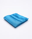 Einstecktuch Blau Nr. 5 Herren aus Polyester 