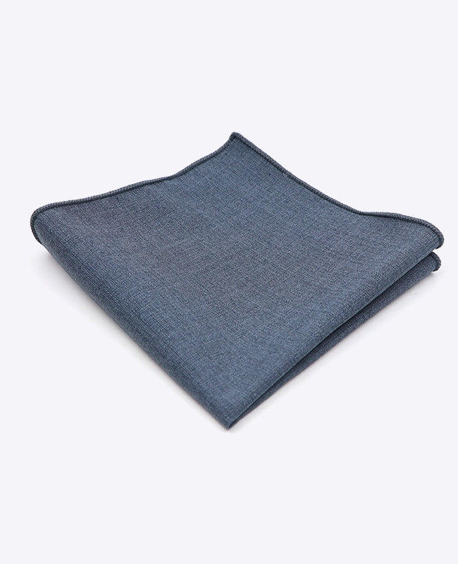 Einstecktuch Blau n°7 aus Polyester 