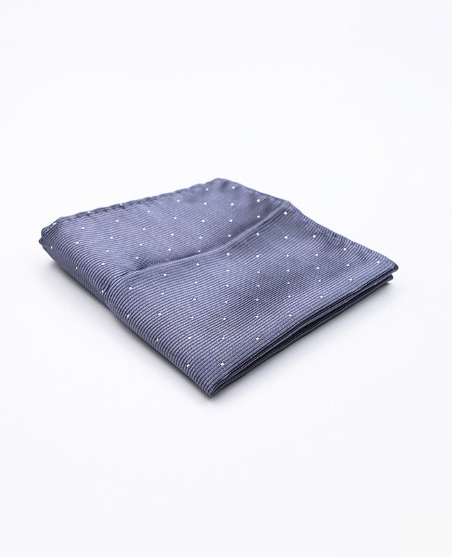 Einstecktuch Grau Nr. 1 aus Polyester | Georges - Unipap's