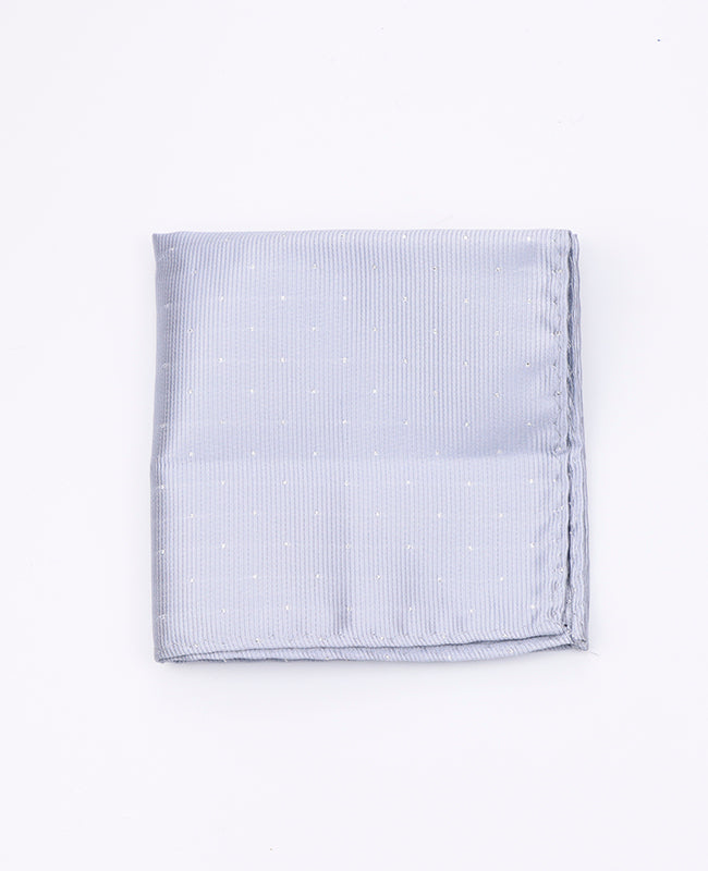 Einstecktuch Grau Nr. 2 aus Polyester | Georges - Unipap's