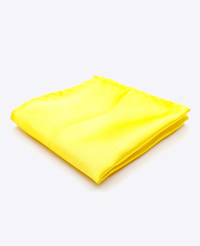 Einstecktuch Gelb n°1 Polyester | Lucien - Unipap's