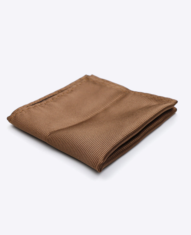 Pochette de Costume Marron en Polyester | Lucien - Unipap's