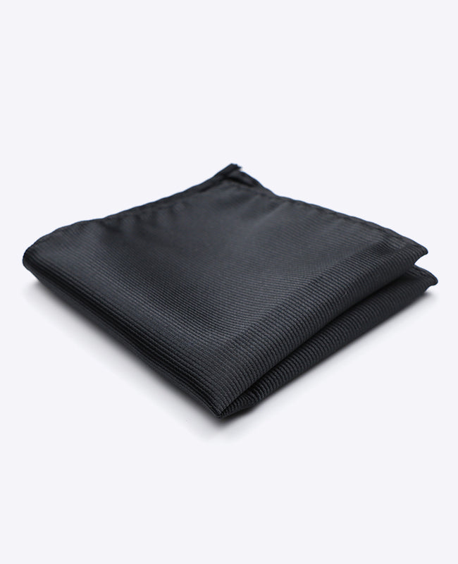 Einstecktuch Schwarz aus Polyester | Lucien - Unipap's