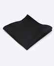 Einstecktuch Schwarz Herren Polyester 