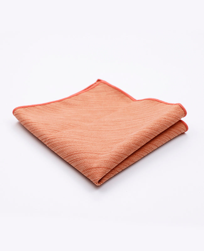 Einstecktuch Orange aus Polyester | Augustin - Unipap's