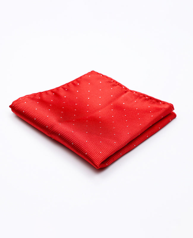 Einstecktuch Rot Nr. 2 aus Polyester | Georges - Unipap's
