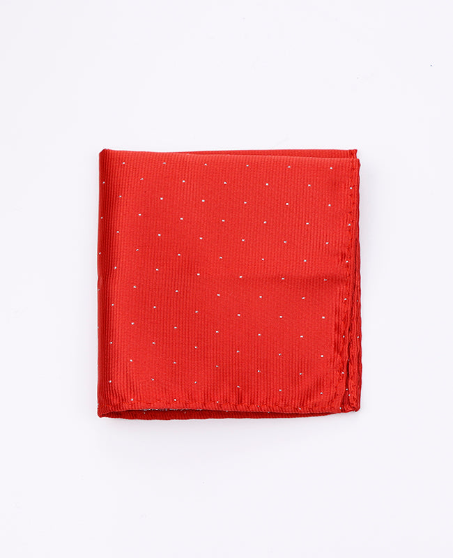 Einstecktuch Rot Nr. 2 aus Polyester | Georges - Unipap's