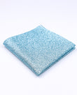 Einstecktuch mit blauen Pailletten Nr. 3 aus Polyester «Olive»