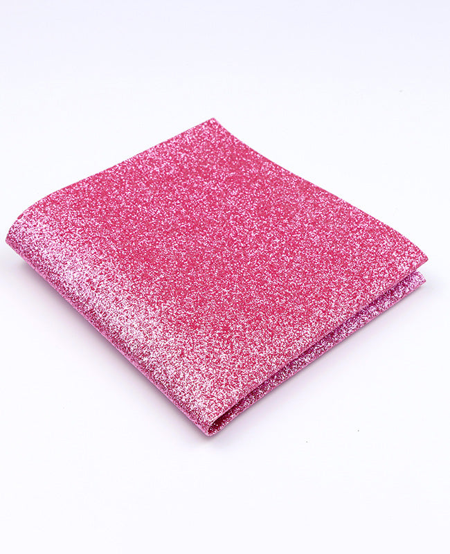 Pochette de Costume à Paillette Rose n°2 en Polyester «Olive»