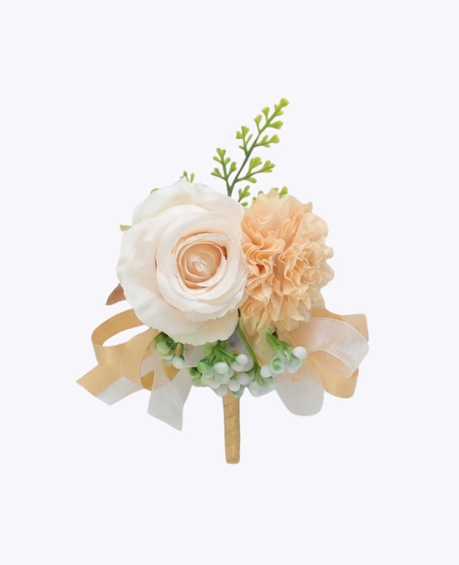 Blumenanstecker Orange Herren «Valentin»