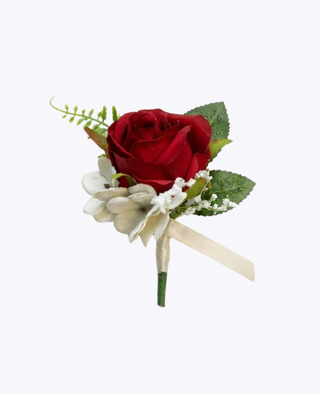 Blumenanstecker Rot Herren «Gabriel»