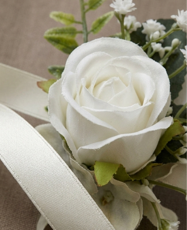 Blumenarmband Weiß Damen "Gabriel"