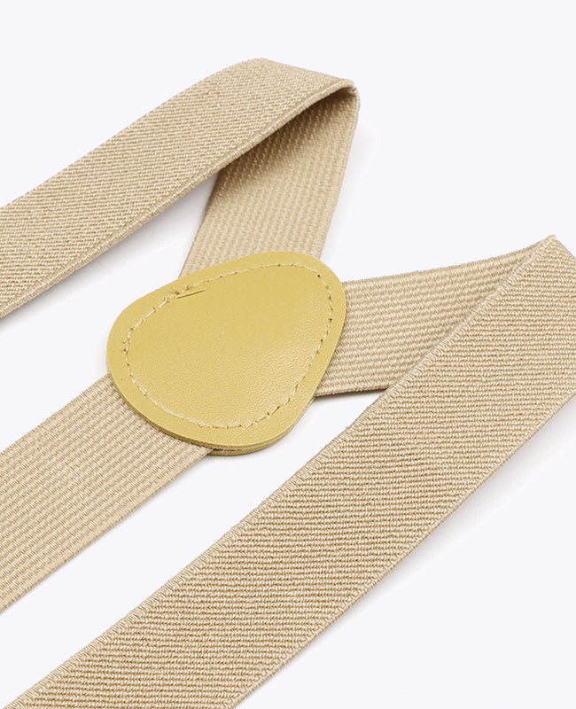 Hosenträger Beige aus Baumwolle «Ferdinand»