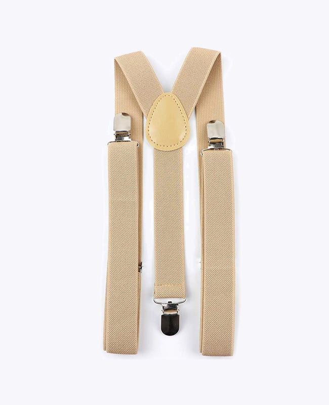 Hosenträger Beige für Kinder aus Baumwolle «Ferdinand»