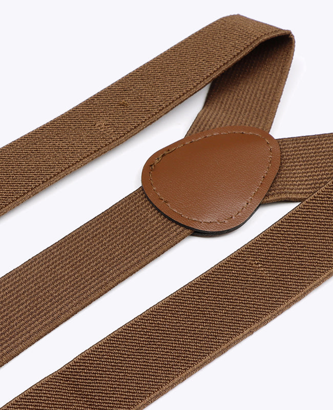 Hosenträger Braun aus Baumwolle «Ferdinand»