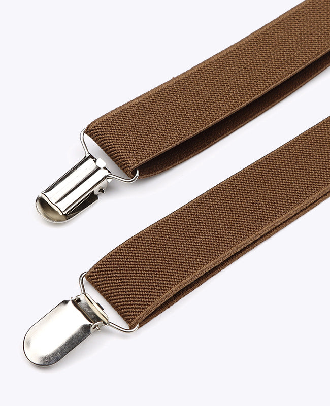 Hosenträger Braun aus Baumwolle «Ferdinand»
