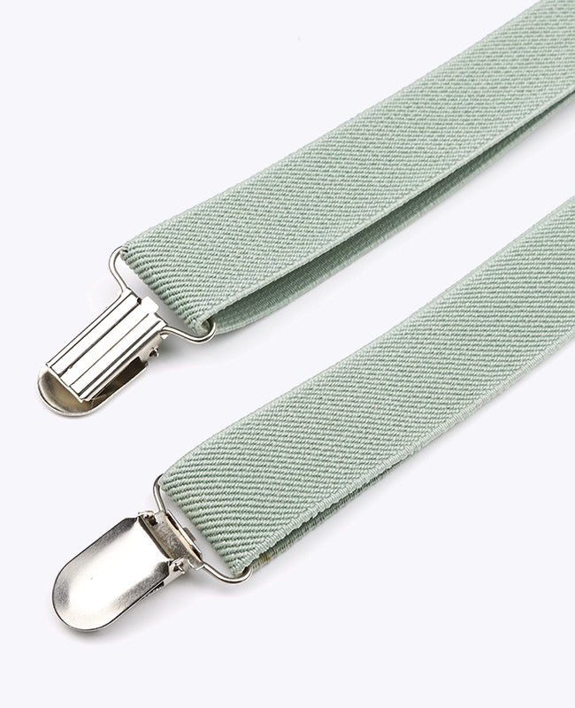 Hosenträger Grün aus Baumwolle «Ferdinand»