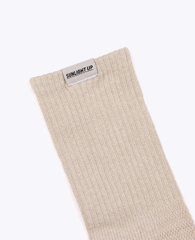Herrensocken Beige Nr. 1 aus Baumwolle «Maurice»