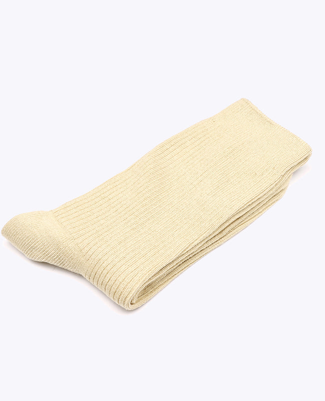 Socken Beige n°2 Herren Baumwolle «Maurice»