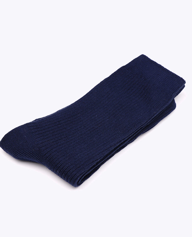 Socken Blau n°6 Herren Baumwolle «Maurice»