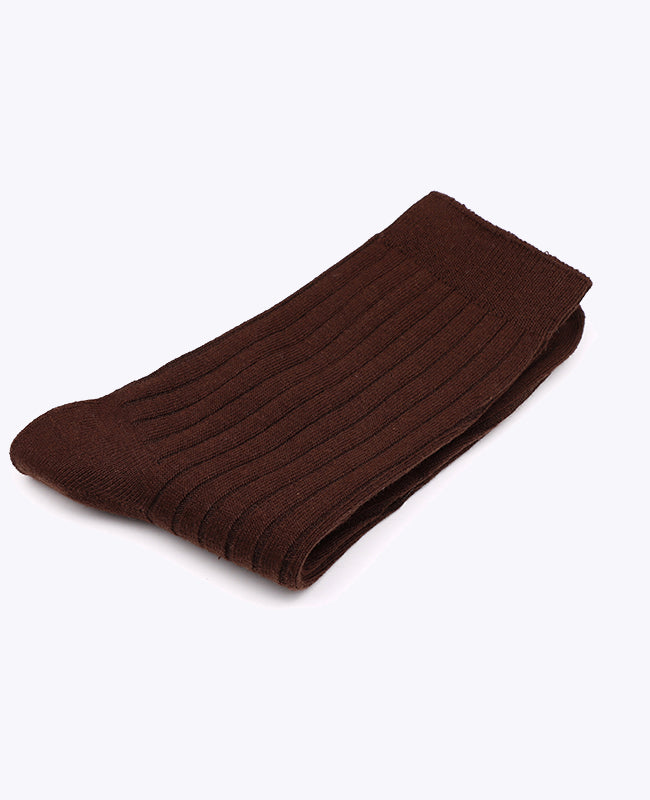 Socken Braun n°2 Herren Baumwolle «Maurice»