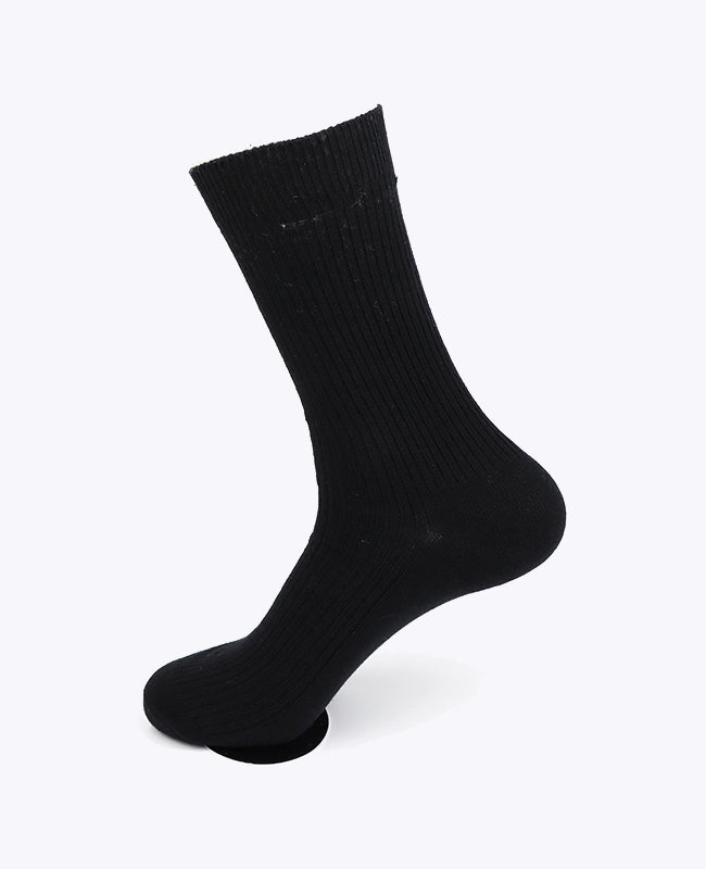 Herrensocken Schwarz aus Baumwolle «Maurice»