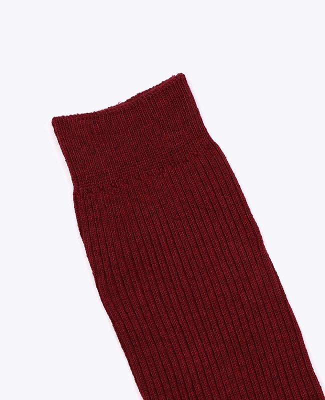 Herrensocken Rot n°2 aus Baumwolle «Maurice»