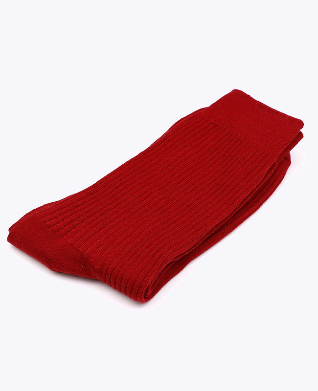Herrensocken Rot n°3 aus Baumwolle «Maurice»