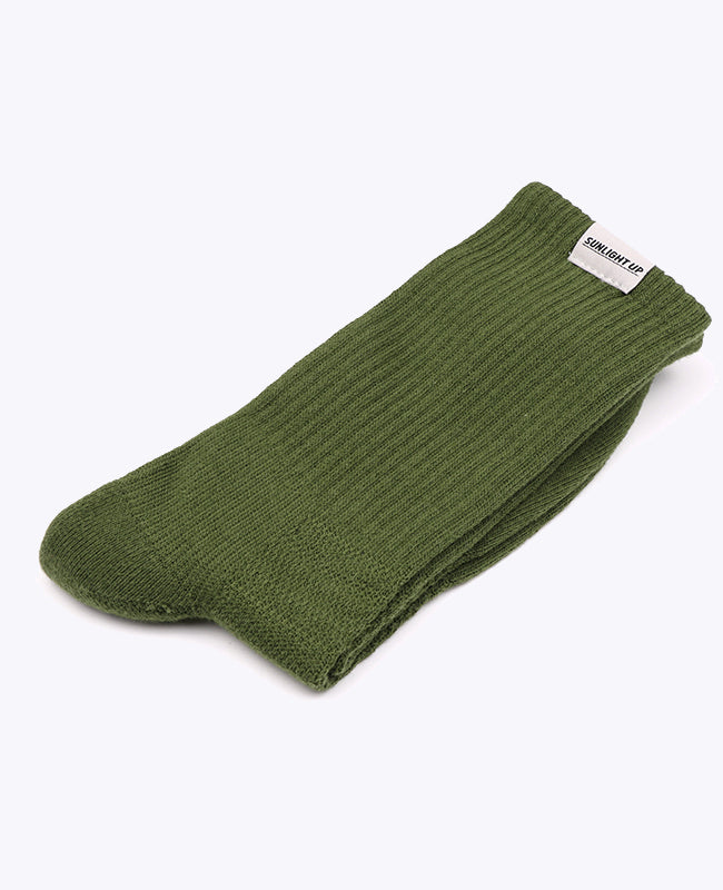 Socken Grün n°3 Herren Baumwolle «Maurice»