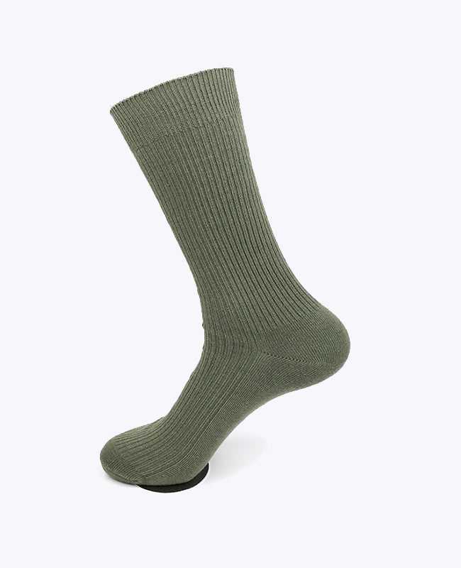 Herrensocken Grün n°6 aus Baumwolle «Maurice»