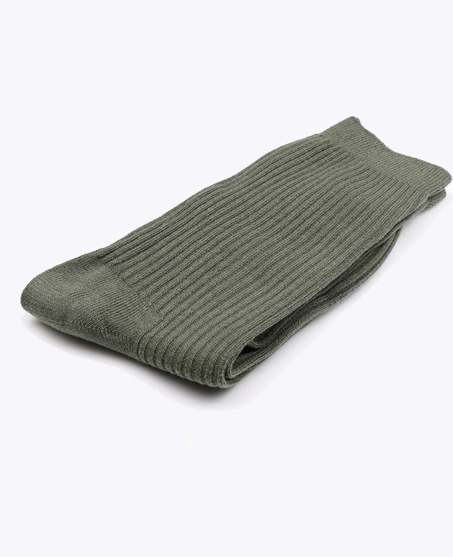 Herrensocken Grün n°7 aus Baumwolle «Maurice»