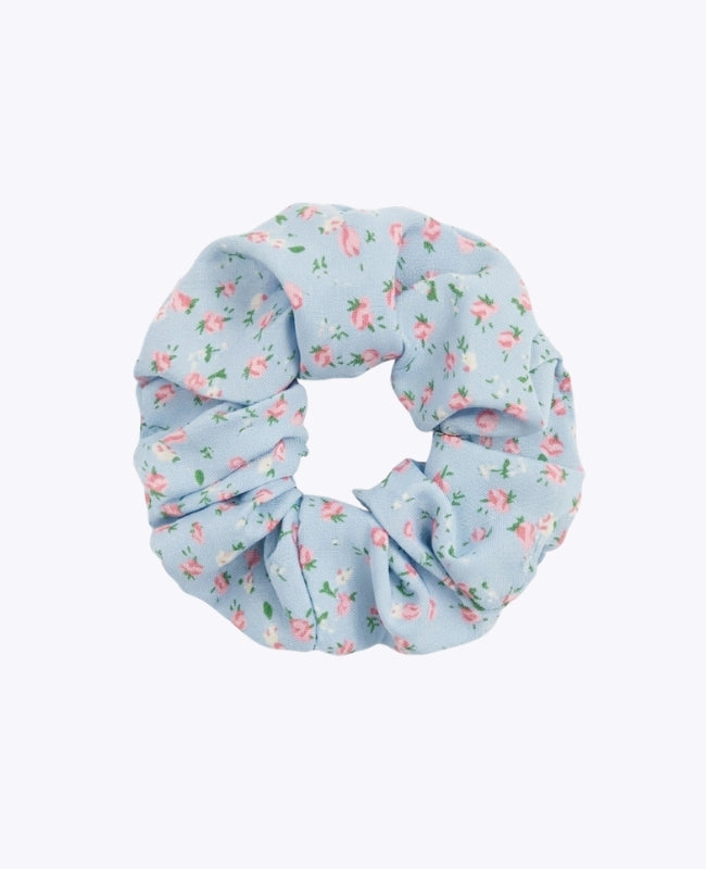 Scrunchie Liberty Blau n°1 Damen «Suzanne»