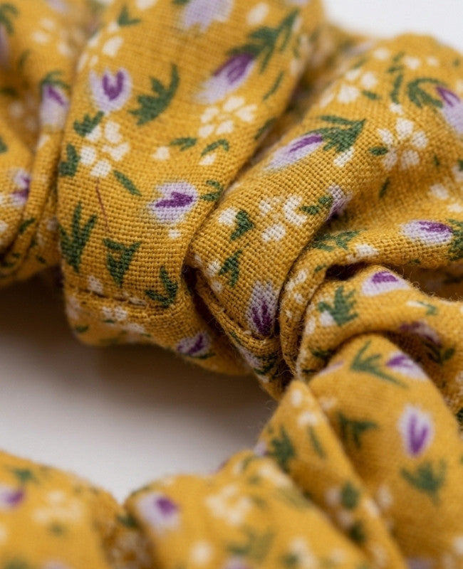 Scrunchie Liberty Gelb Nr. 3 Damen «Suzanne»