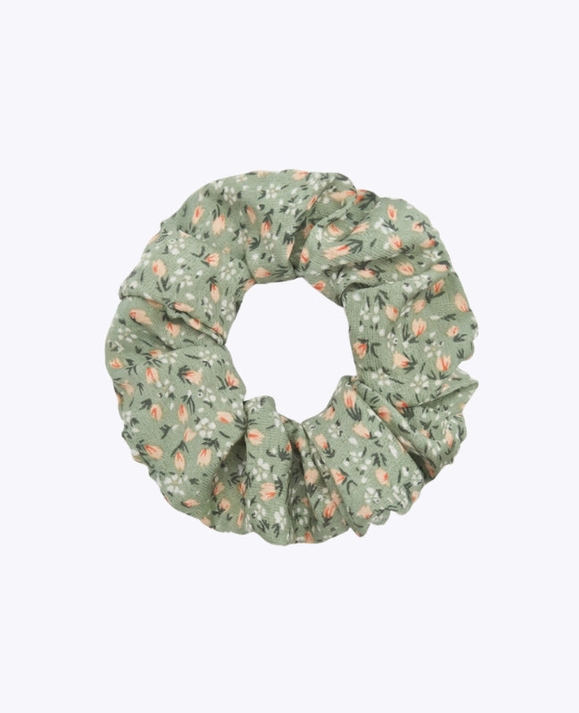 Scrunchie Liberty Grün n°2 Damen «Suzanne»
