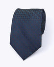 Krawatte Blau n°2 mit Muster Herren aus Polyester «Edmond»