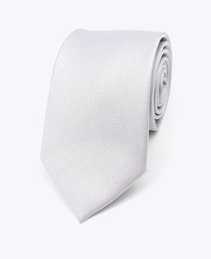 Krawatte Silber n°1 Herren Polyester 