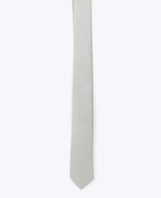 Glitzer-Krawatte Silber Nr. 1 Herren aus Polyester | Léonard - Unipap's