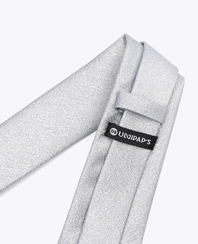 Krawatte mit silbernen Pailletten Nr. 2 Herren aus Polyester | Armand - Unipap's