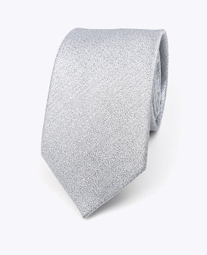 Krawatte Silber Glitzer Nr.2 Herren aus Polyester | Isidore - Unipap's