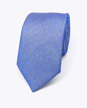 Glitzer-Krawatte Blau n°2 Herren Polyester | Isidore - Unipap's