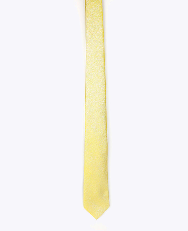 Krawatte mit Pailletten Gold n°1 Herren aus Polyester | Isidore - Unipap's
