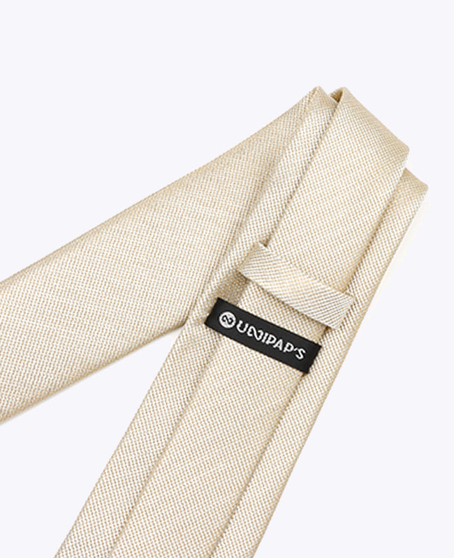 Glitzer-Krawatte Gold Nr. 1 Herren Polyester | Léonard - Unipap's