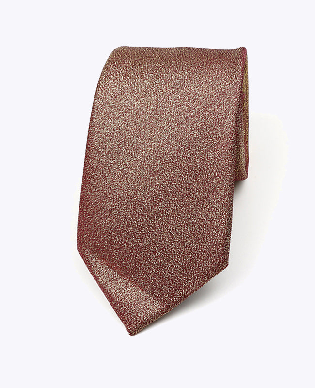 Glitzer-Krawatte Braun n°2 Herren Polyester | Isidore - Unipap's