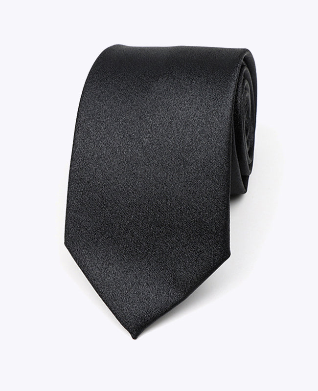 Krawatte Schwarz Glitzer Nr. 1 Herren Polyester | Armand - Unipap's