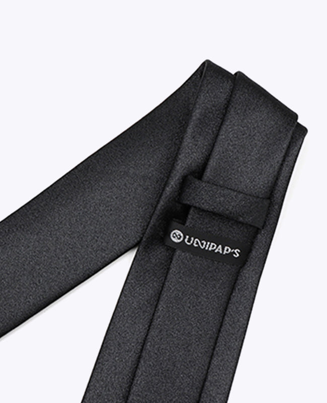 Krawatte Schwarz Glitzer Nr. 1 Herren Polyester | Armand - Unipap's